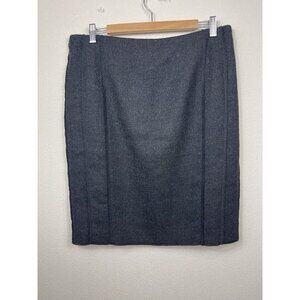AKRIS Punto Women’s Wool Pencil Skirt Size 12 Gray